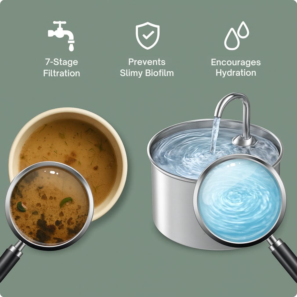 Furralé Vet-Approved Hydration Fountain for Dogs