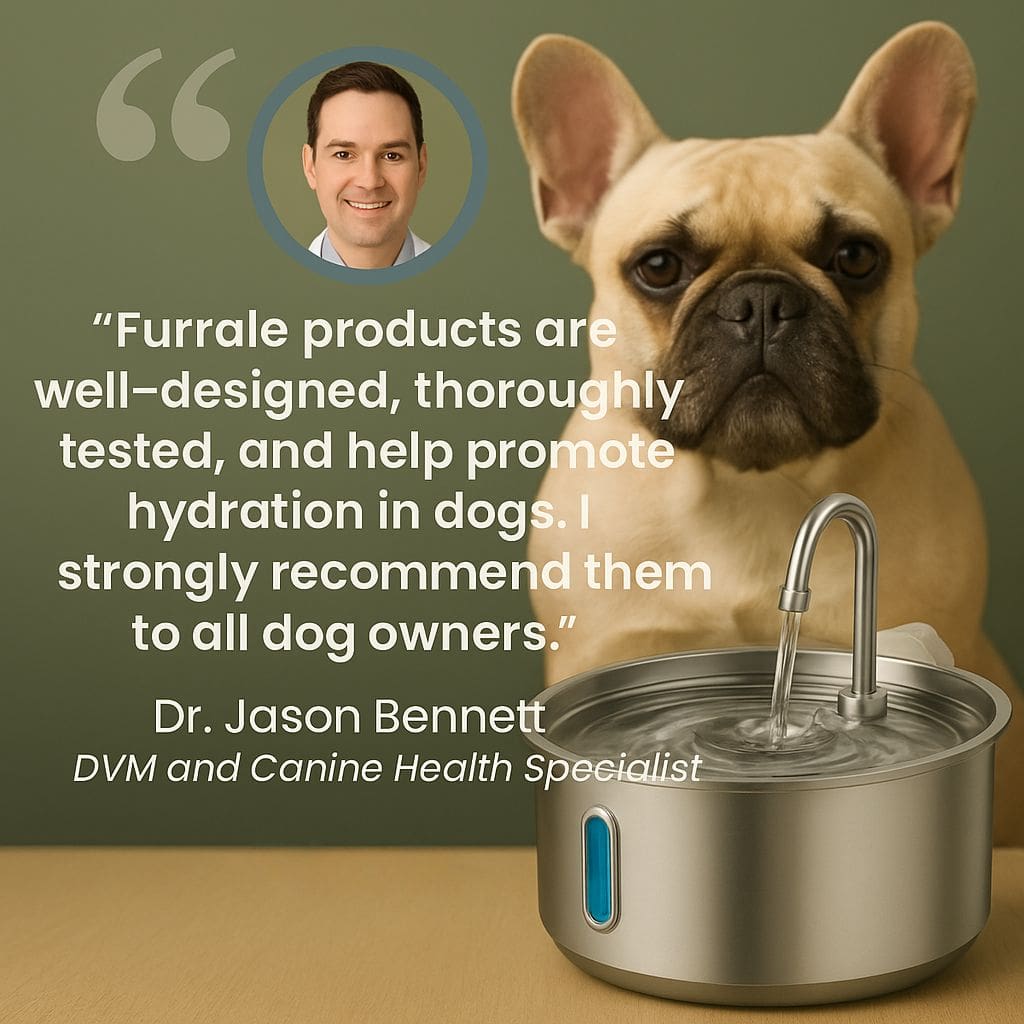 Furralé Vet-Approved Hydration Fountain for Dogs