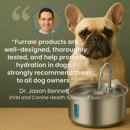 Furralé Vet-Approved Hydration Fountain for Dogs